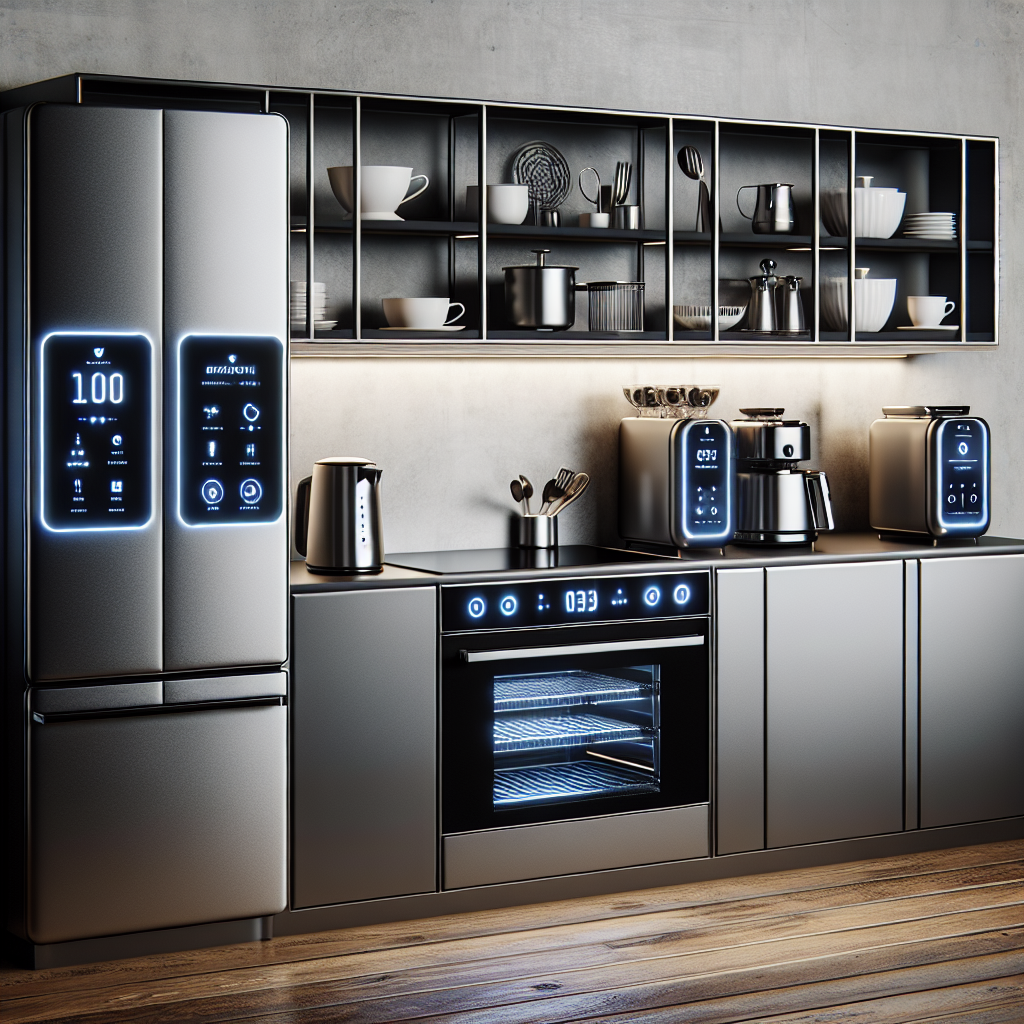 Équipements électriques pour une cuisine intelligente et moderne