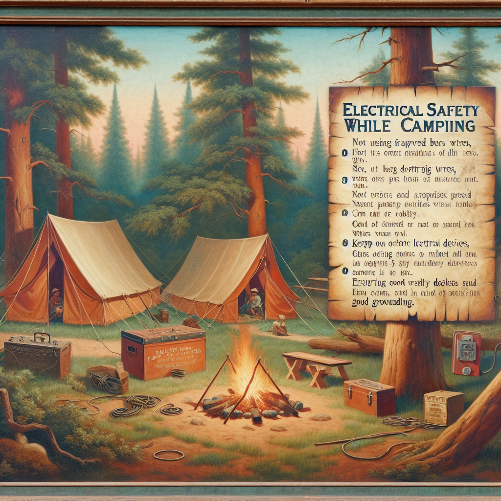 Sécurité électrique en camping : conseils pour les campeurs