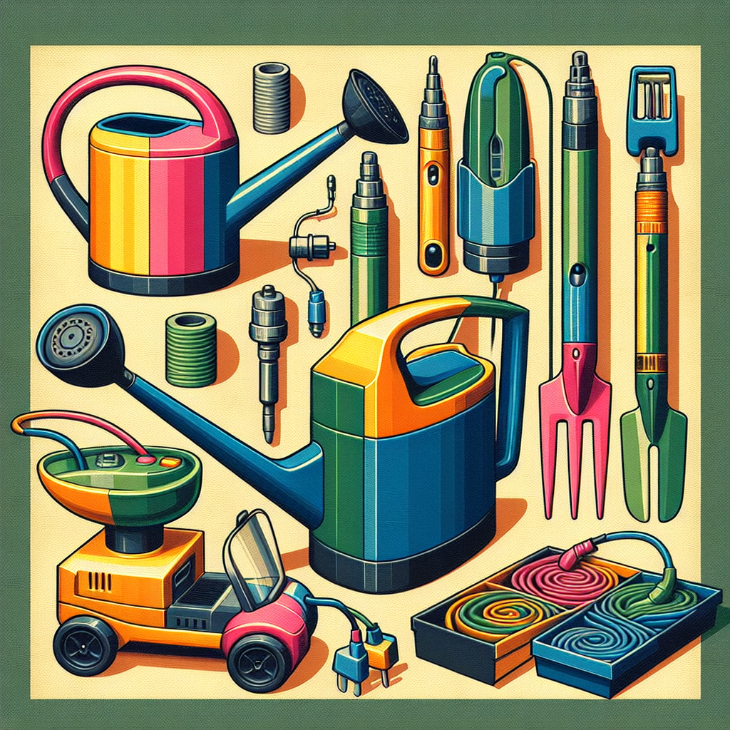 Équipements électriques pour un jardin potager urbain